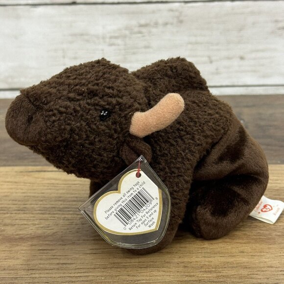 1998 Ty Original Beanie Babies ROAM The Bison w/Tags - Picture 1 of 12